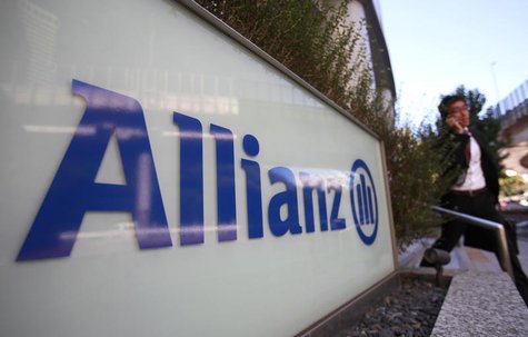 A logo of Europe's biggest insurer Allianz is pictured in Tokyo October 19, 2012. REUTERS/Yuriko Nakao A logo of Europe's biggest insurer Allianz is pictured in Tokyo October 19, 2012. REUTERS/Yuriko Nakao