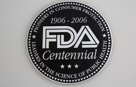 A view shows the U.S. Food and Drug Administration (FDA) logo at the lobby of its headquarters in Silver Spring, Maryland August 14, 2012. R A view shows the U.S. Food and Drug Administration (FDA) logo at the lobby of its headquarters in Silver Spring, Maryland August 14, 2012. R