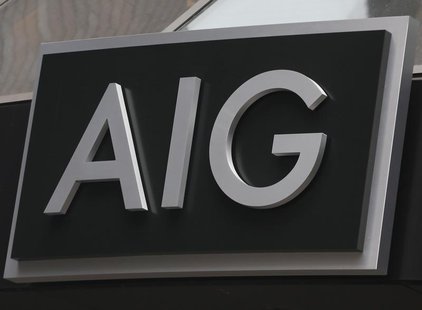 A new sign is displayed over the entrance to the AIG headquarters offices in New York's financial district, January 9, 2013. REUTERS/Brendan A new sign is displayed over the entrance to the AIG headquarters offices in New York's financial district, January 9, 2013. REUTERS/Brendan