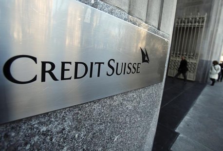 The entrance to a Credit Suisse branch is seen in New York February 6, 2012. REUTERS/Shannon Stapleton The entrance to a Credit Suisse branch is seen in New York February 6, 2012. REUTERS/Shannon Stapleton