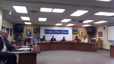 Gary Start on the far left in this picture tells the board that they are watching and working in Lansing to increase their allocation. Gary Start on the far left in this picture tells the board that they are watching and working in Lansing to increase their allocation.