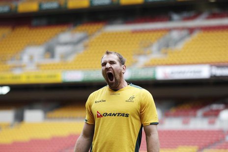 Rocky Elsom yawns during the Wallabies Captain's Run ahead of their Tri-Nations rugby union match against New Zealand in Brisbane August 26, Rocky Elsom yawns during the Wallabies Captain's Run ahead of their Tri-Nations rugby union match against New Zealand in Brisbane August 26,
