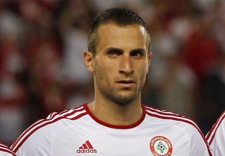 Ramez Dayoub attends a soccer match in Beirut June 3, 2012. REUTERS/Mohamed Azakir Ramez Dayoub attends a soccer match in Beirut June 3, 2012. REUTERS/Mohamed Azakir