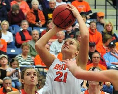 Hope College forward Courtney Kust (photo courtesy Hope College) Hope College forward Courtney Kust (photo courtesy Hope College)
