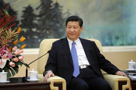China's Communist Party chief Xi Jinping looks on during his meeting with U.N. General Assembly President Vuk Jeremic at the Great Hall of t China's Communist Party chief Xi Jinping looks on during his meeting with U.N. General Assembly President Vuk Jeremic at the Great Hall of t