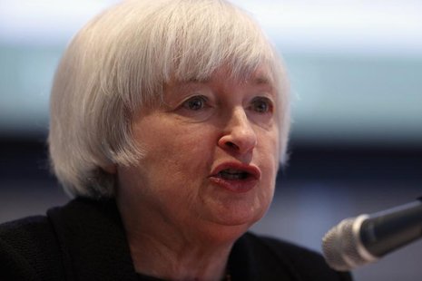 U.S. Federal Reserve Vice Chair Janet Yellen speaks at the American Federation of Labor and Congress of Industrial Organizations (AFL-CIO) i U.S. Federal Reserve Vice Chair Janet Yellen speaks at the American Federation of Labor and Congress of Industrial Organizations (AFL-CIO) i