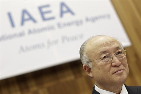 Iran's International Atomic Energy Agency (IAEA) Director General Yukiya Amano reacts as he attends a board of governors meeting at the UN h Iran's International Atomic Energy Agency (IAEA) Director General Yukiya Amano reacts as he attends a board of governors meeting at the UN h