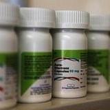 Anti-retroviral (ARV) drugs sit on a shelf in the pharmacy at the Ubuntu clinic in Cape Town's Khayelitsha township February 15, 2010. REUTE