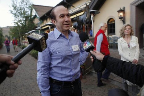 Chief Executive of Viacom Philippe Dauman speaks to reporters as he attends the Allen & Co Media Conference in Sun Valley, Idaho July 11, 20 Chief Executive of Viacom Philippe Dauman speaks to reporters as he attends the Allen & Co Media Conference in Sun Valley, Idaho July 11, 20