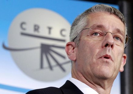 Canadian Radio-television and Telecommunications Commission Chairman Jean-Pierre Blais speaks during a news conference in Gatineau, Quebec O Canadian Radio-television and Telecommunications Commission Chairman Jean-Pierre Blais speaks during a news conference in Gatineau, Quebec O