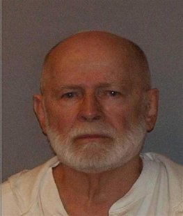 Former mob boss and fugitive James "Whitey" Bulger, who was arrested in Santa Monica, California on June 22, 2011 along with his longtime gi Former mob boss and fugitive James "Whitey" Bulger, who was arrested in Santa Monica, California on June 22, 2011 along with his longtime gi