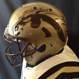 WMU football helmet