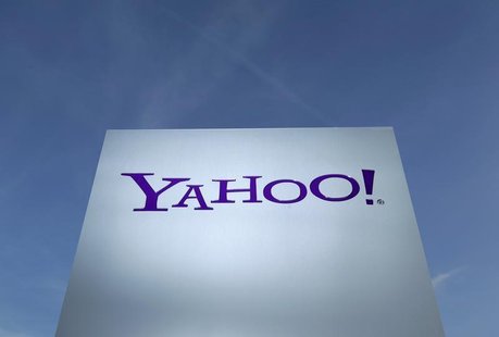 A Yahoo logo is pictured in Rolle, 30 km (19 miles) east of Geneva, December12, 2012. REUTERS/Denis Balibouse A Yahoo logo is pictured in Rolle, 30 km (19 miles) east of Geneva, December12, 2012. REUTERS/Denis Balibouse