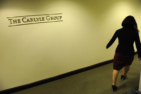 A general view of the lobby outside of the Carlyle Group offices in Washington, May 3, 2012. REUTERS/Jonathan Ernst A general view of the lobby outside of the Carlyle Group offices in Washington, May 3, 2012. REUTERS/Jonathan Ernst