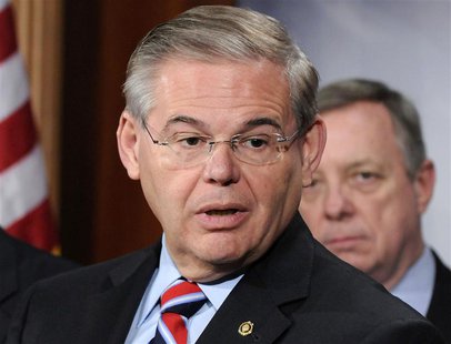 U.S. Senator Robert Menendez (D-NJ) speaks at a news conference after opponents blocked passage of the "Dream Act" at the U.S. Capitol in Wa U.S. Senator Robert Menendez (D-NJ) speaks at a news conference after opponents blocked passage of the "Dream Act" at the U.S. Capitol in Wa