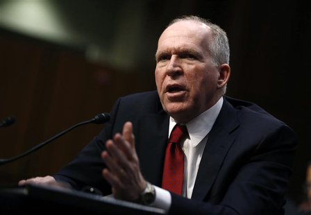 Deputy National Security Adviser John Brennan testifies before a Senate Intelligence Committee hearing on his nomination to be the Director Deputy National Security Adviser John Brennan testifies before a Senate Intelligence Committee hearing on his nomination to be the Director