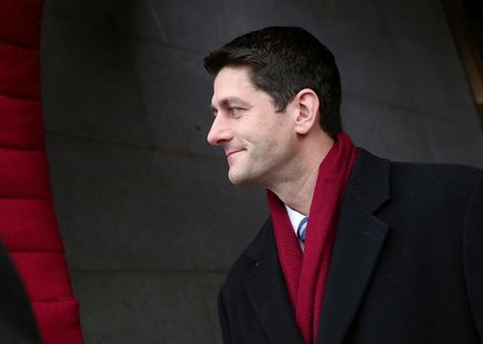 U.S. Rep. Paul Ryan (R-WI) arrives for the Barack Obama second presidential inauguration on the West Front of the U.S. Capitol January 21, 2 U.S. Rep. Paul Ryan (R-WI) arrives for the Barack Obama second presidential inauguration on the West Front of the U.S. Capitol January 21, 2