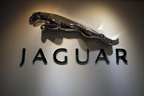 The Jaguar logo is pictured at a Jaguar Land Rover showroom in Mumbai February 13, 2013. REUTERS/Vivek Prakash The Jaguar logo is pictured at a Jaguar Land Rover showroom in Mumbai February 13, 2013. REUTERS/Vivek Prakash