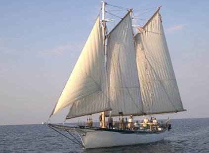The tall ship Appledore IV is seen on the waters of Green Bay in 2006. The tall ship Appledore IV is seen on the waters of Green Bay in 2006.