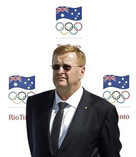 Australian Olympic Committee (AOC) President John Coates attends a media event in Sydney to announce Rio Tinto's sponsorship of the AOC, Apr Australian Olympic Committee (AOC) President John Coates attends a media event in Sydney to announce Rio Tinto's sponsorship of the AOC, Apr
