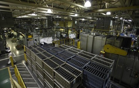 The crankshaft area is seen during a tour of the Honda automotive engine plant in Anna, Ohio October 11, 2012. REUTERS/Paul Vernon The crankshaft area is seen during a tour of the Honda automotive engine plant in Anna, Ohio October 11, 2012. REUTERS/Paul Vernon
