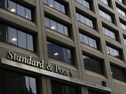 A view shows the Standard & Poor's building in New York's financial district February 5, 2013. REUTERS/Brendan McDermid A view shows the Standard & Poor's building in New York's financial district February 5, 2013. REUTERS/Brendan McDermid