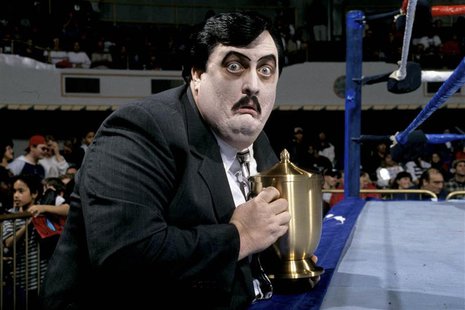 William Moody, known as WWE Manager Paul Bearer, is pictured in this undated handout photo courtesy of the WWE. REUTERS/WWE/Handout William Moody, known as WWE Manager Paul Bearer, is pictured in this undated handout photo courtesy of the WWE. REUTERS/WWE/Handout