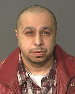 Julio Acevedo, 44, is pictured in this undated NYPD handout photo. Acevedo is wanted by New York police in connection with a two-car acciden Julio Acevedo, 44, is pictured in this undated NYPD handout photo. Acevedo is wanted by New York police in connection with a two-car acciden