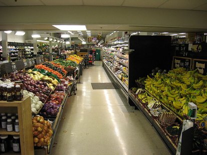 The interior of a Whole Foods Market location. The interior of a Whole Foods Market location.