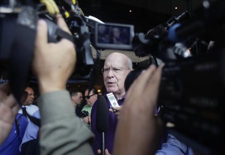 Democratic Senator Patrick Leahy of Vermont speaks to reporters in Havana February 20, 2013.REUTERS/Desmond Boylan Democratic Senator Patrick Leahy of Vermont speaks to reporters in Havana February 20, 2013.REUTERS/Desmond Boylan
