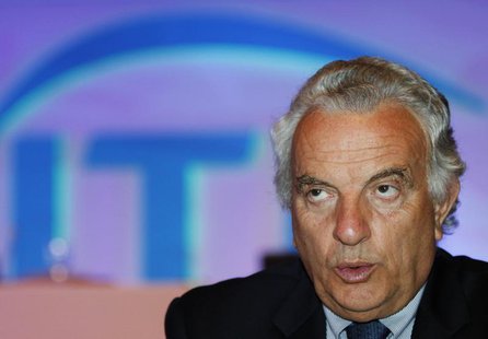 International Tennis Federation (ITF) President Francesco Ricci Bitti of Italy speaks during a news conference at a hotel in Bangkok Septemb International Tennis Federation (ITF) President Francesco Ricci Bitti of Italy speaks during a news conference at a hotel in Bangkok Septemb