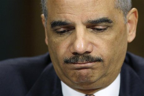 U.S. Attorney General Eric Holder pauses during testimony before the Senate Judiciary Committee on Capitol Hill in Washington, March 6, 2013 U.S. Attorney General Eric Holder pauses during testimony before the Senate Judiciary Committee on Capitol Hill in Washington, March 6, 2013