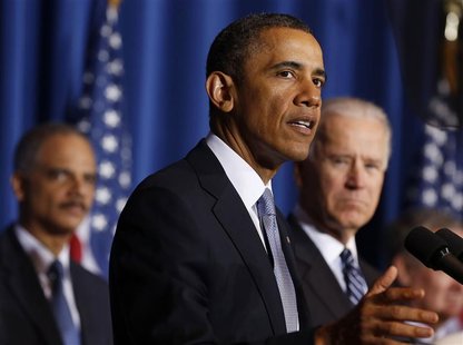 U.S. President Barack Obama speaks before he signs the Violence Against Women Act while at the Department of Interior in Washington, March 7 U.S. President Barack Obama speaks before he signs the Violence Against Women Act while at the Department of Interior in Washington, March 7