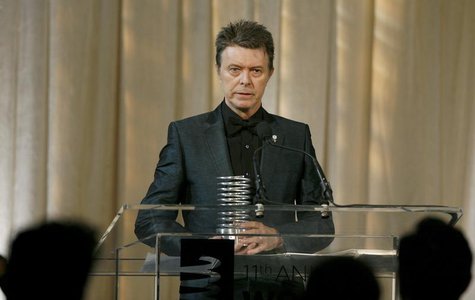 Singer David Bowie receives the Webby Lifetime Achievement award during the 11th annual Webby Awards honoring online content in New York Jun Singer David Bowie receives the Webby Lifetime Achievement award during the 11th annual Webby Awards honoring online content in New York Jun
