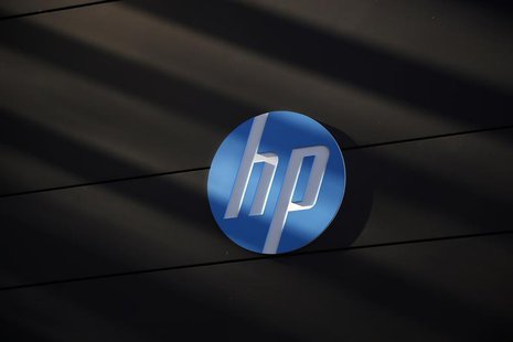 A Hewlett-Packard logo is seen at the company's Executive Briefing Center in Palo Alto, California January 16, 2013. REUTERS/Stephen Lam A Hewlett-Packard logo is seen at the company's Executive Briefing Center in Palo Alto, California January 16, 2013. REUTERS/Stephen Lam