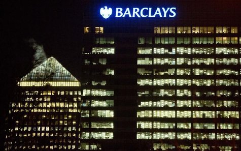 The Barclays headquarters building is seen in the Canary Wharf business district of east London February 6, 2013. REUTERS/Neil Hall The Barclays headquarters building is seen in the Canary Wharf business district of east London February 6, 2013. REUTERS/Neil Hall