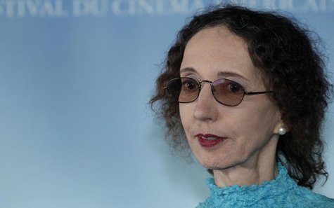 Writer Joyce Carol Oates poses during a photocall after she won the Literary Award with her book "Blonde" at the 36th American film festival Writer Joyce Carol Oates poses during a photocall after she won the Literary Award with her book "Blonde" at the 36th American film festival