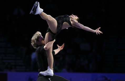 Senior Dance gold medalists Meryl Davis and Charlie White perform in the "Skating Spectacular" at the U.S. Figure Skating Championships in O Senior Dance gold medalists Meryl Davis and Charlie White perform in the "Skating Spectacular" at the U.S. Figure Skating Championships in O