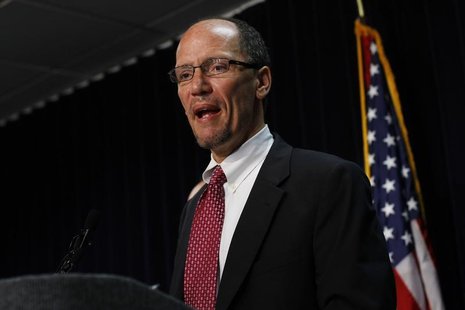 Assistant Attorney General for Civil Rights Division of the Department of Justice Thomas Perez speaks during a news conference in Phoenix, A Assistant Attorney General for Civil Rights Division of the Department of Justice Thomas Perez speaks during a news conference in Phoenix, A