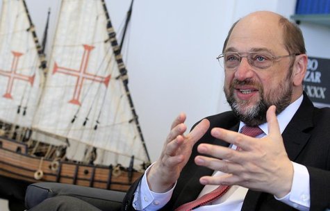 European Parliament President Martin Schulz answers a question during the Reuters Future of the Euro Zone Summit in Brussels March 7, 2013. European Parliament President Martin Schulz answers a question during the Reuters Future of the Euro Zone Summit in Brussels March 7, 2013.