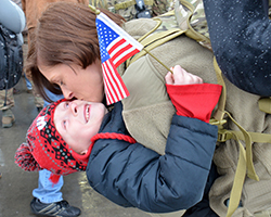 Wisconsin Air National Guard 115th Fighter Wing returns home. Wisconsin Air National Guard 115th Fighter Wing returns home.