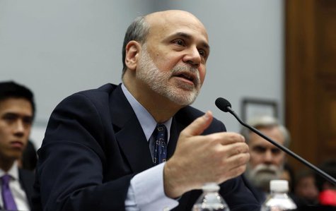 Chairman of the U.S. Federal Reserve Ben Bernanke speaks before the House Committee on Financial Services on Capitol Hill in Washington, Feb Chairman of the U.S. Federal Reserve Ben Bernanke speaks before the House Committee on Financial Services on Capitol Hill in Washington, Feb