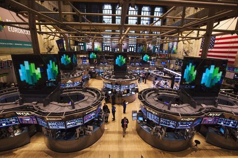 Traders work after the closing bell on the floor of the New York Stock Exchange, March 8, 2013. REUTERS/Lucas Jackson Traders work after the closing bell on the floor of the New York Stock Exchange, March 8, 2013. REUTERS/Lucas Jackson