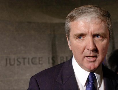 U.S. Attorney Michael Sullivan speaks to reporters in U.S. Federal Court in Boston, Massachusetts, January 30, 2003. REUTERS/Brian Snyder U.S. Attorney Michael Sullivan speaks to reporters in U.S. Federal Court in Boston, Massachusetts, January 30, 2003. REUTERS/Brian Snyder