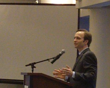 Lt. Gov. Brian Calley speaks before the Michigan West Coast Chamber of Commerce on Mar. 12, 2013. Lt. Gov. Brian Calley speaks before the Michigan West Coast Chamber of Commerce on Mar. 12, 2013.