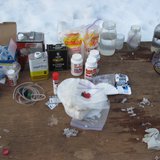 They also found an active 'one-pot' meth lab cooking away. 
