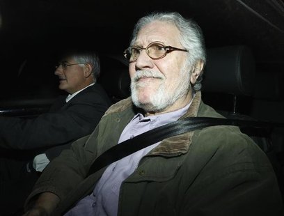 Former BBC presenter Dave Lee Travis returns to his house in Mentmore, southern England November 15, 2012. REUTERS/Olivia Harris Former BBC presenter Dave Lee Travis returns to his house in Mentmore, southern England November 15, 2012. REUTERS/Olivia Harris