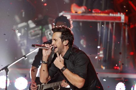 Luke Bryan performs during the Grammy Nominations Concert in Nashville, Tennessee December 5, 2012. REUTERS/Harrison McClary Luke Bryan performs during the Grammy Nominations Concert in Nashville, Tennessee December 5, 2012. REUTERS/Harrison McClary