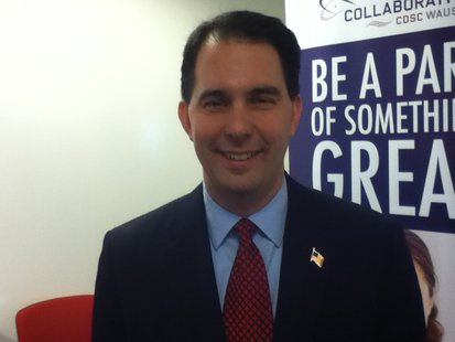 Governor Scott Walker at Collaborative Consulting-Wausau for their first anniversary, celebrating over 70 new jobs with more on the way. Governor Scott Walker at Collaborative Consulting-Wausau for their first anniversary, celebrating over 70 new jobs with more on the way.