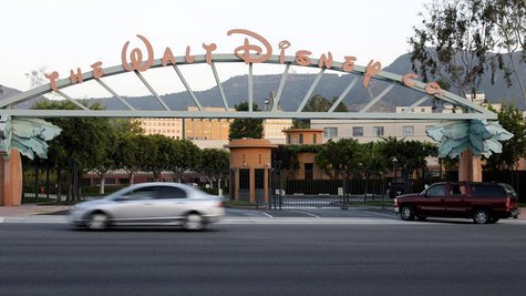 The signage at the main gate of The Walt Disney Co. is pictured in Burbank, California, May 7, 2012. Walt Disney Co's quarterly earnings bea The signage at the main gate of The Walt Disney Co. is pictured in Burbank, California, May 7, 2012. Walt Disney Co's quarterly earnings bea